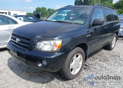 2004 Toyota Highlander из США, поврежденный, VIN JTEEP21A040042433